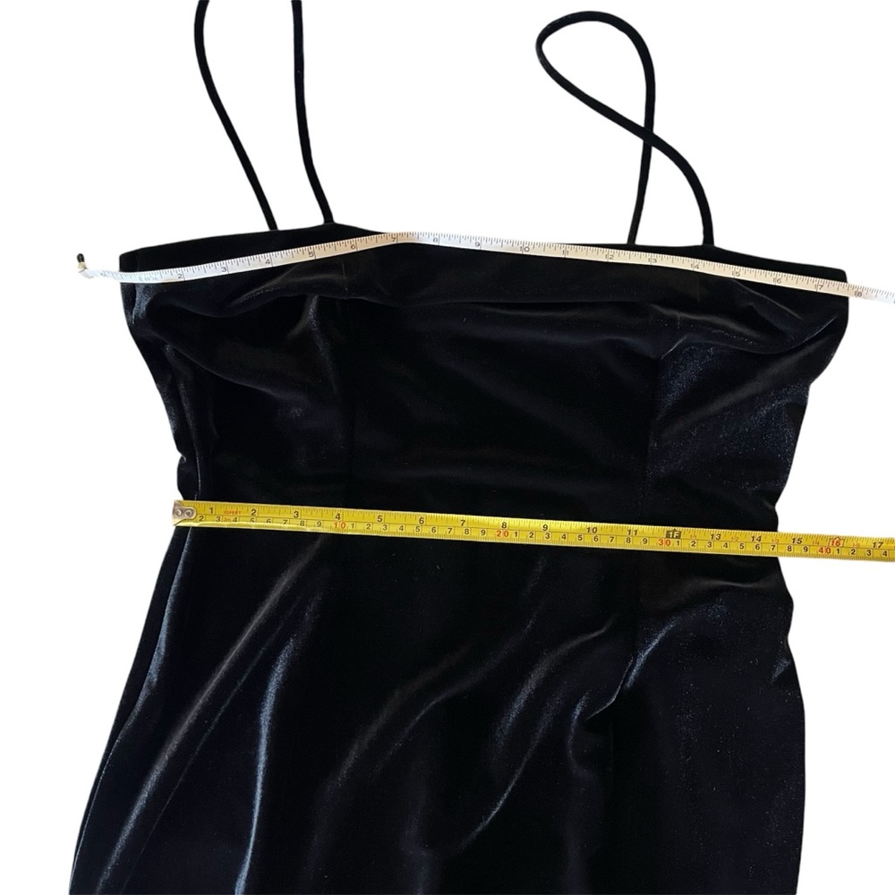 Alex Evenings Black Velvet Dress